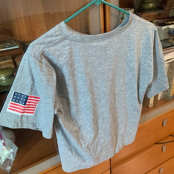 BRANDY MELVILLE (4 promo) style USA crop top shirt - Picture 2 of 2